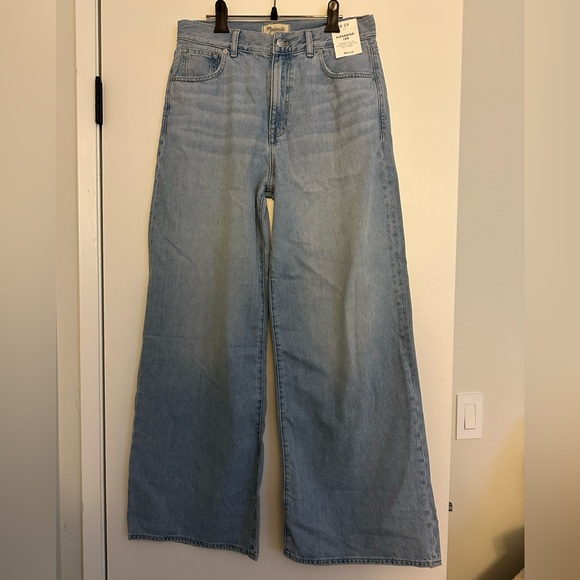 MADEWELL Super Wide Leg Jeans SIZE: 29 - Picture 7 of 9
